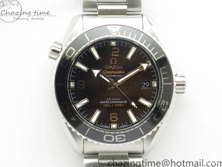 0109 Planet Ocean 39.5mm Black Ceramic Bezel SS VSF 1:1 Best Edition Black Dial on SS Bracelet A Stretchable 7890